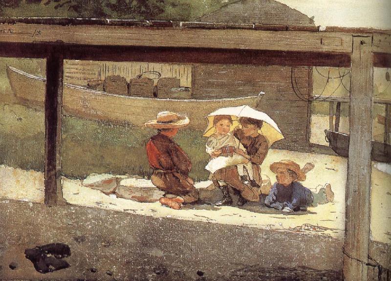 Winslow Homer To look after a child oil painting picture